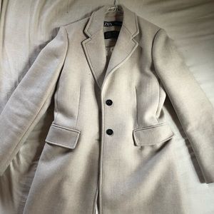 Zara premium wool trench coat